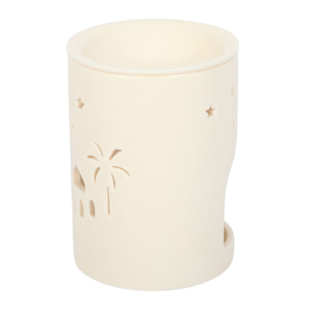 Something Different - CutOut Mosque MultiPurpose Burner Ã–lbrenner/Teelichthalter fÃ¼rs RaumdÃ¼fte - WeiÃŸ